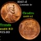1947-d Lincoln Cent 1c Grades GEM+ Unc RD