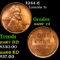 1944-d Lincoln Cent 1c Grades GEM++ RD