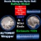 Buffalo Nickel Shotgun Roll in Old Bank Style 'Abbott Coin Counter AutoMat' Wrapper 1927 & s Mint En