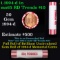 Shotgun Lincoln 1c roll, 1994-d 50 pcs Brandt 50c Wrapper.