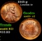 1945-p Lincoln Cent 1c Grades Gem+ Unc RD