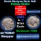 Buffalo Nickel Shotgun Roll in Old Bank Style 'Abbott Coin Counter AutoMat' Wrapper 1924 & p Mint En