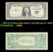 1957A $1 Blue Seal Silver Certificate Fr-1620 Grades vf+