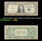 1957 $1 Blue Seal Silver Certificate Fr-1619 Grades vf+