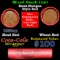 Mixed small cents 1c orig shotgun roll, 1924-p Lincoln Cent,Wheat Cent other end, Coca Cola Brandt W