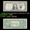 1957B $1 Blue Seal Silver Certificate Fr-1621 Grades vf+