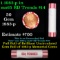 Shotgun Lincoln 1c roll, 1983-p 50 pcs Brandt 50c Wrapper.