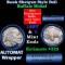 Buffalo Nickel Shotgun Roll in Old Bank Style 'Abbott Coin Counter AutoMat' Wrapper 1937 & s Mint En