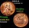 1952-d Lincoln Cent 1c Grades GEM+ Unc RD