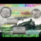 ***Auction Highlight*** Full solid date 1923-p Au/Bu Slider Peace silver dollar roll, 20 coins (fc)