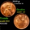 1945-p Lincoln Cent 1c Grades Gem+ Unc RD