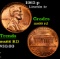 1962-p Lincoln Cent 1c Grades GEM+ Unc RD