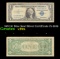 1957 $1 Blue Seal Silver Certificate Fr-1619 Grades vf+