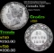 1896 Newfoundland (Canada Provincial) 50 Cents Silver KM# 6 Grades vf++