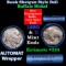 Buffalo Nickel Shotgun Roll in Old Bank Style 'Abbott Coin Counter AutoMat' Wrapper 1930 & D Mint En