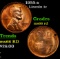 1955-s Lincoln Cent 1c Grades GEM+ Unc RD