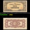 1942 Philippines (Japanese WWII Occupation) 10 Centavos Banknote P#?104 Grades vf++