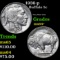 1936-p Buffalo Nickel 5c Grades Choice+ Unc