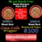 Mixed small cents 1c orig shotgun roll, 1940-d Lincoln Cent, 1953-d Lincoln Cent other end, Coca Col