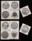 Group of 5 Casino Tokens