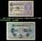 1917 Imperial Germany 5 Mark Note P: 56B Grades Choice AU/BU Slider