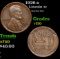 1926-s Lincoln Cent 1c Grades vf++