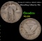 Group of 3 1927-p, 1929-d, 1929-s Standing Liberty Quarter 25c