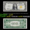 1935A $1 Silver Certificate North Africa, Signatures of Julian & Morgenthau Grades Choice AU