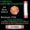 Shotgun Lincoln 1c roll, 1982-d 50 pcs Brandt 50c Wrapper.