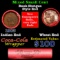Mixed small cents 1c orig shotgun roll, Wheat Cent, 1903 Indian Cent other end, Coca Cola Brandt Wra