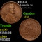 1914-s Lincoln Cent 1c Grades xf+
