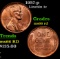 1957-p Lincoln Cent 1c Grades GEM+ Unc RD