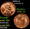 1955-d Lincoln Cent 1c Grades GEM++ RD