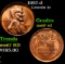 1957-d Lincoln Cent 1c Grades GEM++ Unc RD