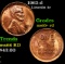 1962-d Lincoln Cent 1c Grades Gem+ Unc RD