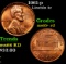 1961-p Lincoln Cent 1c Grades Gem+ Unc RD