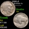 1918-d Buffalo Nickel 5c Grades f, fine