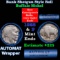 Buffalo Nickel Shotgun Roll in Old Bank Style 'Abbott Coin Counter AutoMat' Wrapper 1930 & p Mint En