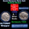 Buffalo Nickel Shotgun Roll in Old Bank Style 'Abbott Coin Counter AutoMat' Wrapper 1936 & p Mint En