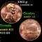 1963-p Lincoln Cent 1c Grades Gem+ Unc RD