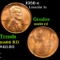 1950-s Lincoln Cent 1c Grades GEM+ Unc RD