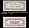 1942 Malaya Under Japanese Occupation 1 Cents Note P: M1B Grades Select CU
