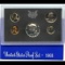1968 United States Proof Set, 5 Coins Inside!