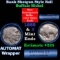 Buffalo Nickel Shotgun Roll in Old Bank Style 'Abbott Coin Counter AutoMat' Wrapper 1935 & s Mint En