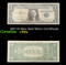 1957 $1 Blue Seal Silver Certificate Grades vf+