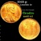 1945-p Lincoln Cent 1c Grades GEM Unc RD