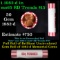 Shotgun Lincoln 1c roll, 1982-d 50 pcs Brandt 50c Wrapper.