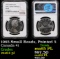 NGC 1965 Small Beads, Pointed 5 Canada Dollar $1 Graded ms64 pl By NGC