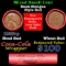 Mixed small cents 1c orig shotgun roll,  Wheat Cent, 1955-p Lincoln Cent other end, Coca Cola Brandt
