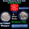 Buffalo Nickel Shotgun Roll in Old Bank Style 'Abbott Coin Counter AutoMat' Wrapper 1936 & p Mint En
